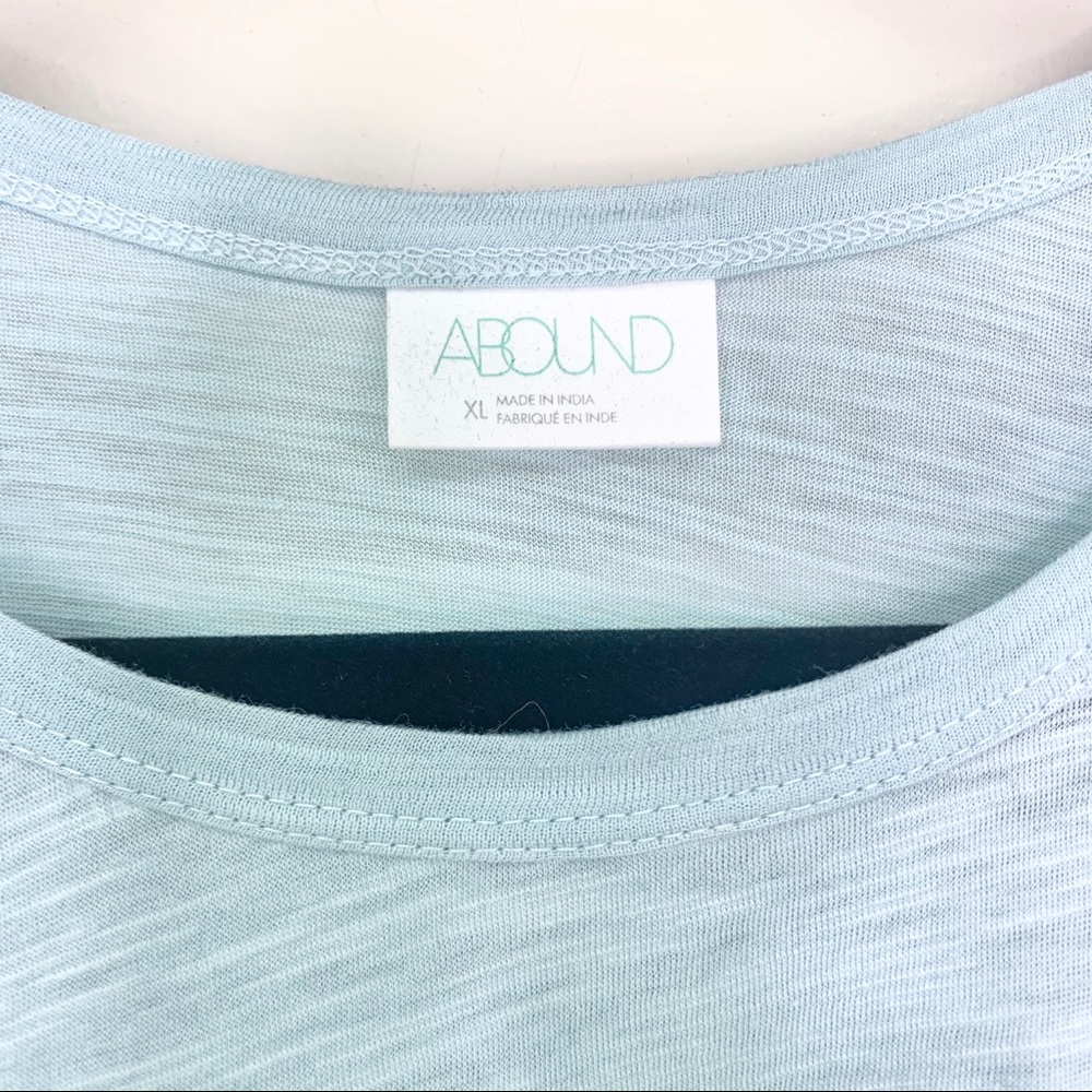 Abound Curved Hem Knit Tank Top Blue Size XL - Picture 8 of 12